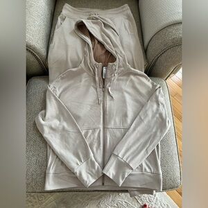 RBX Light Tan Zip-Up Hoodie